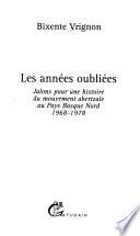 Les années oubliées