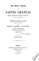 Les deux filles de Sainte Chantal Marie-Aymee de Rabutin-Chantal, baronne de Thorens et Francoise de Rabutin-Chantal, comtesse de Toulonjon