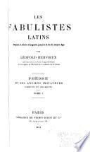Les fabulistes latins: Phèdre et ses anciens imitateurs