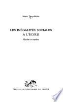 Les inégalités sociales à l'école