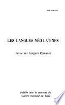 Les Langues néo-latines