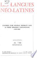 Les Langues néo-latines