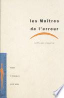 Les maîtres de l'erreur