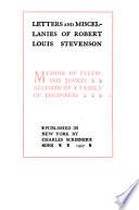 Leters and Miscellanies of Robert Louis Stevenson