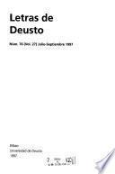 Letras de Deusto