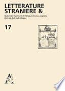 Letterature straniere &. Quaderni della Facoltà di lingue e letterature straniere dell'Università degli studi di Cagliari