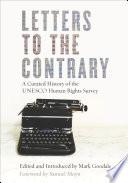 Letters to the Contrary