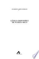 Léxico disponible de Puerto Rico