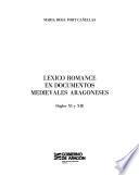 Léxico romance en documentos medievales aragoneses