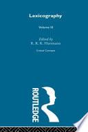 Lexicography: Lexicography, metalexicography and reference science