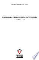 Lexicología y lexicografía en Venezuela