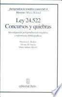 Ley 24.522 concursos y quiebras