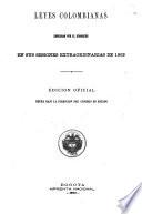 Leyes de la República de Colombia