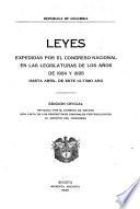 Leyes de la República de Colombia