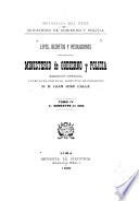 Leyes, decretos y resoluciones expedidos por el Ministerio de gobierno y policia