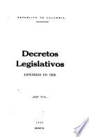Leyes expedidas por el congreso nacional