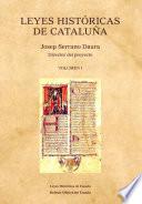 Leyes históricas de Cataluña