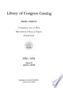 Library of Congress Catalog