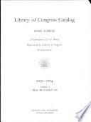 Library of Congress Catalog