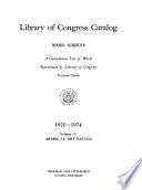 Library of Congress Catalogs