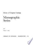 Library of Congress Catalogs