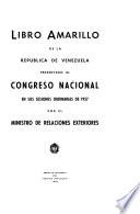 Libro amarillo de la República de Venezuela