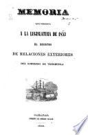 Libro amarillo de la República de Venezuela presentado al Congreso Nacional en sus sesiones ordinarias