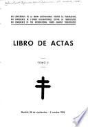 Libro de actas