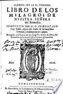 Libro de los milagros de Nuestra Señora del Remedio