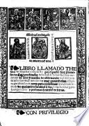 Libro llamado Thesauro de angeles ... enel q̃l se contienẽ cosas muy notables  muy prouechosas assi para predicadores como para confessores, etc. G.L.