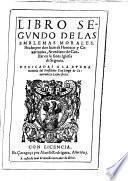 Libro segundo [-tercero] de los Emblemas morales