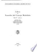 Libros de acuerdos del Concejo madrileño, 1464-1600: 1498-1501