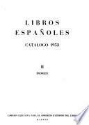 Libros españoles. Catálogo