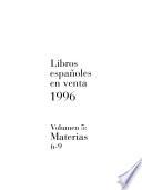 Libros españoles en venta 1996
