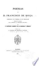 Libros publicados: Rioja, Francisco de. Poesias ... 1867