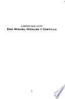 Libros que leyó don Miguel Hidalgo y Costilla
