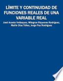 Límite y continuidad de funciones reales de una variable real