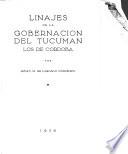 Linajes de la gobernación del Tucamán