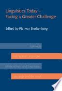 Linguistics Today Facing a Greater Challenge