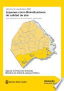 Líquenes como bioindicadores de calidad de aire