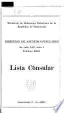 Lista consular
