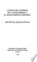 Literatura cetrera de la Edad Media y el Renacimiento español