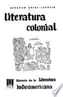 Literatura colonial