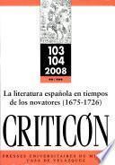Literatura Espanola en Tiempos de Los Novato, la