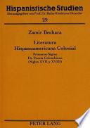 Literatura hispanoamericana colonial