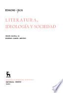 Literatura, ideología y sociedad