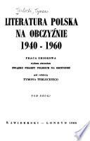 Literatura polska na obczyźnie, 1940-1960