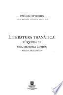 Literatura thanática