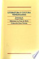 Literatura y cultura venezolanas
