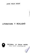 Literatura y realidad
